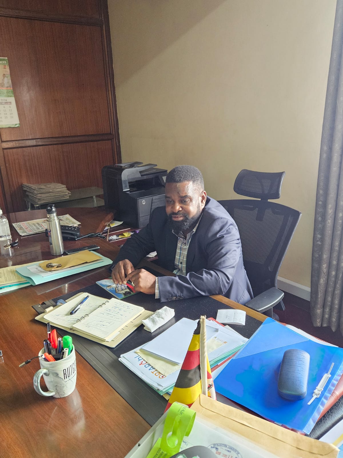 Prof Robert Wamala , the Director Makerere University Directorate of Research and Graduate Training