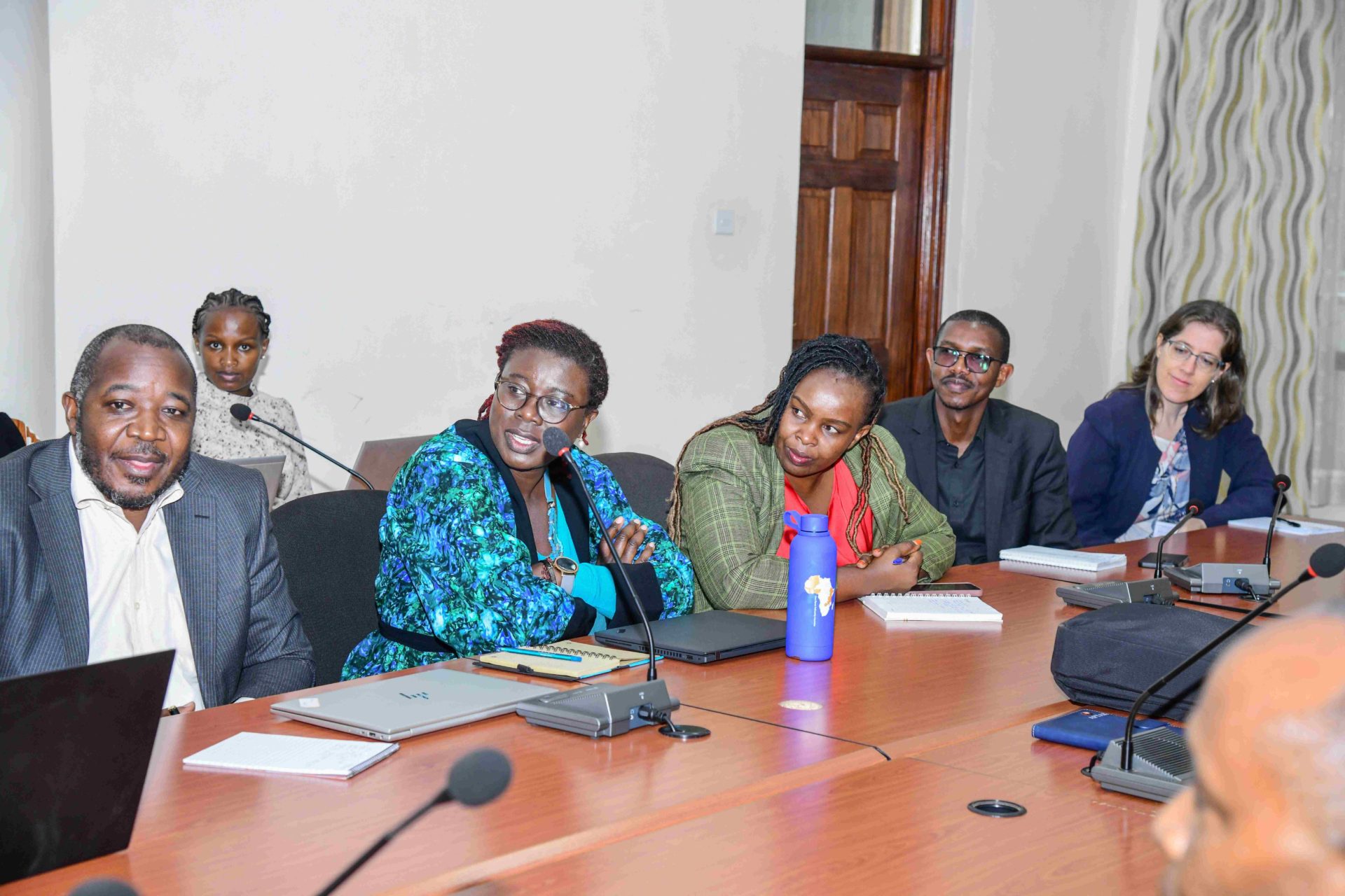 Rsif Regional Coordination Unit International Centre of Insect Physiology and Ecology (icipe) team following presentation when they visited Kenyatta University, one of the 15 African Host Universities ( AHU)