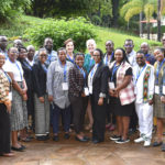 A group photo session during the workshop on grant writing.