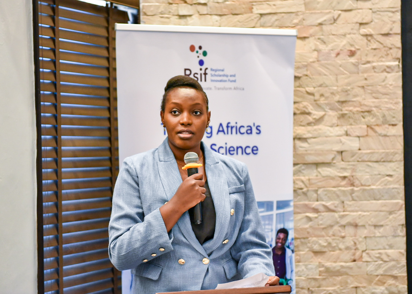 Rwanda’s Minister of State for Education and Chair of the PASET Governing Council Claudette Irere